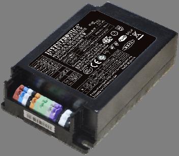 EBS040SxxxBTE Rev.C 40W Class I/II Programmable IP20 Driver with DALI Features High Efficiency (Up to 89.