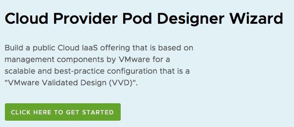 Understanding the Designer Wizard After you log in with your VMware Partner Central credentials, you have three options to get started.