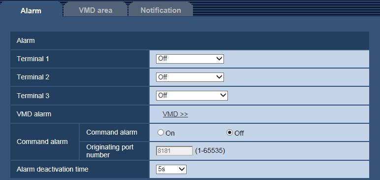 13 Configure the alarm settings [Alarm] 13 Configure the alarm settings [Alarm] The settings relating to alarm occurrences such as settings for the alarm action at an alarm occurrence or alarm