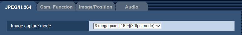 11 Configure the settings relating to images and audio [Image/Audio] 11 Configure the settings relating to images and audio [Image/Audio] The settings relating to JPEG and H.