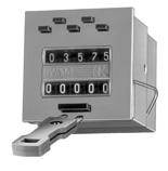The electromechanical preset counters (with manual reset) boast a robust construction.