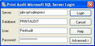 Step 20: Enter SQL Server Login Information (SQL Server Only) You will be presented with a SQL Server Login screen.