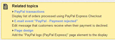 Tips and Hints: Follow the Tips and hints link to ensure that your visitors see the PayPal logo and the credit cards that you accept: General Tab 1.