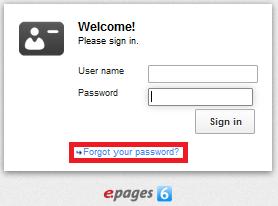 An example of an MBO Internet address (URL) is: https://yourshopname.cart.net.au/admin A sign-in box will appear. Enter your user name and password that was sent in your Welcome Email.