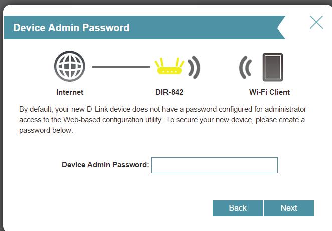 Create a Wi-Fi password (between 8-63 characters).