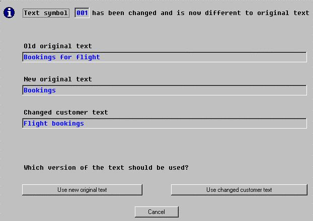 SAP AG Adjusting Text Elements Adjusting Text Elements Texts are automatically adjusted if: Their number is different than that of the original texts The corresponding texts were not