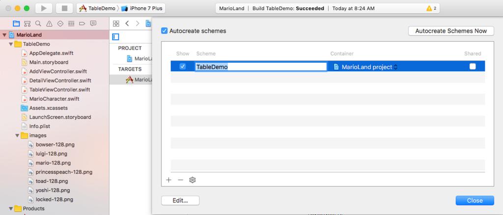 Renaming Xcode Project Step 2: Rename