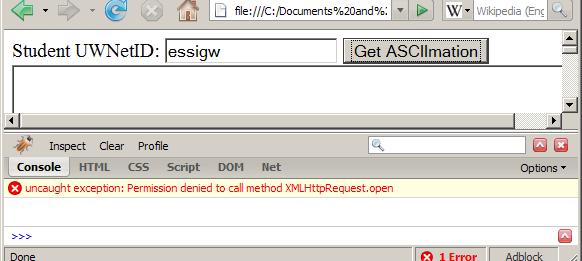 Handling Ajax errors w/ Prototype new Ajax.Request( "url", { method: "get", onsuccess: functionname, onfailure: ajaxfailure );.