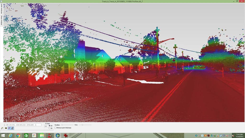 Record of Existing Site Conditions The point cloud can be