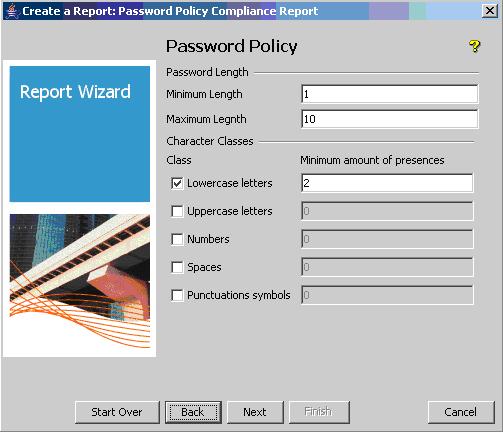 4. Then specify the Password Policy.