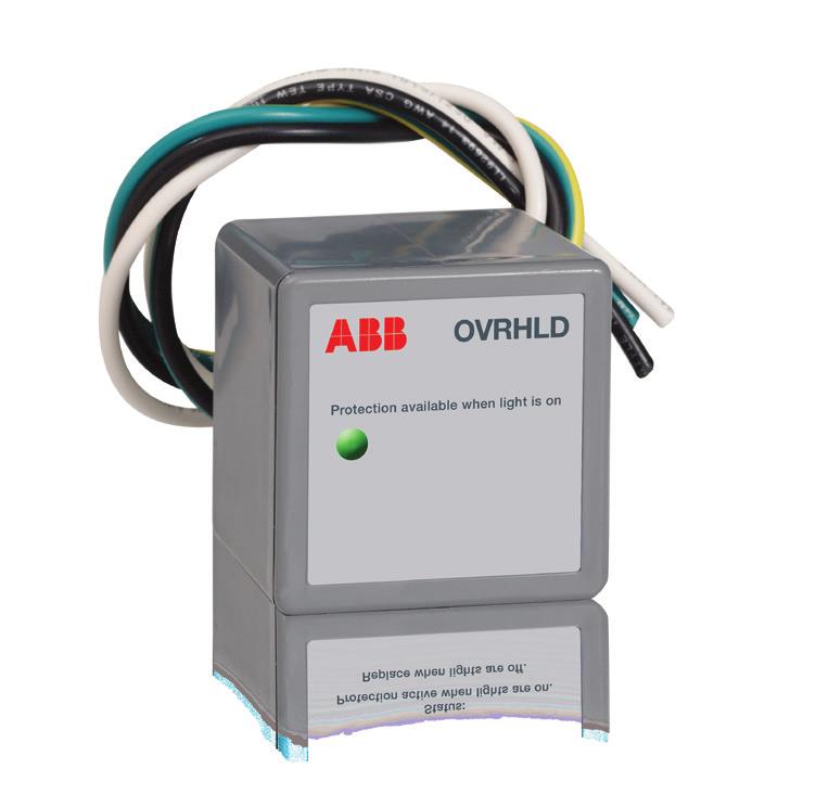 OVRHLD Surge protective devices Light duty for AC applications Product features Listed by ETL to UL 1449 4th edition for Type 1 SPD applications.