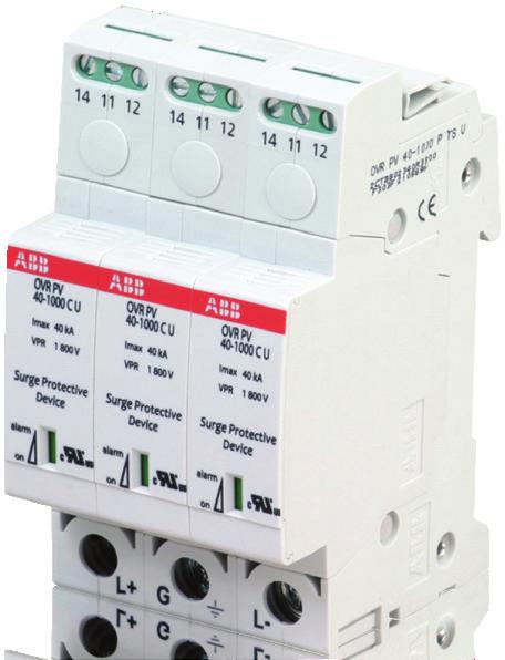 OVR SERIES SURGE PROTECTION DEVICES - PRODUCT CATALOG 2018 9 OVR series UL Type 4 and Type 5 SPDs 01 OVRT2U series Type 2
