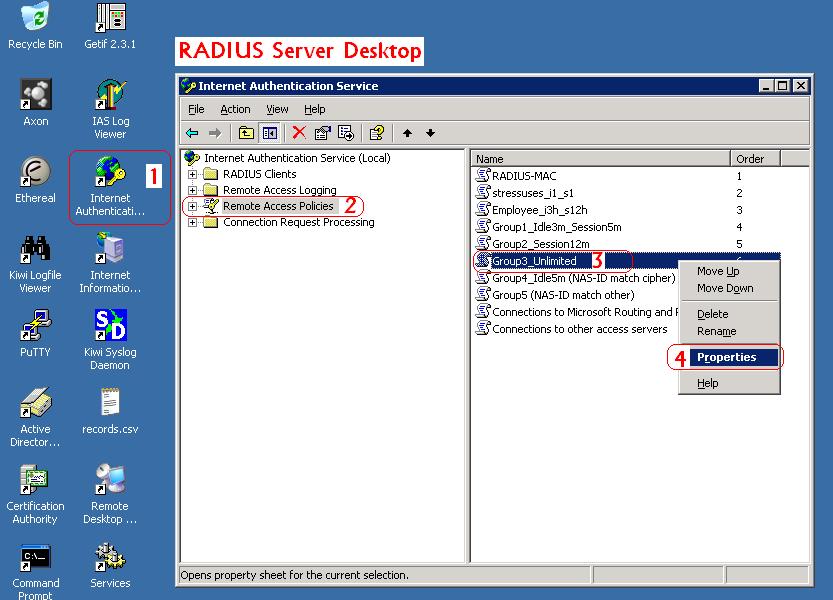 2. VSA configuration in RADIUS server (IAS Server) This section will guide you through a VSA configuration in your external RADIUS server.