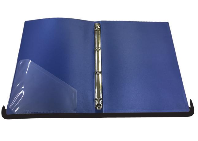 BLUE, RED TD410 CLIPBOARD WITH COVER WHITE, BLACK, DARK BLUE, RED