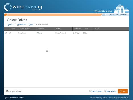 Step 2 WipeDrive will now ask for your Cloud Activation Code.