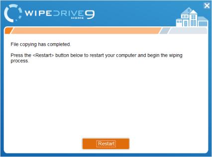 Step 5 At the Wipe Selection menu, select the required wipe and select Next.