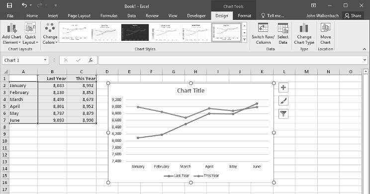 Part I: Getting Started with Excel FIGURE 1.5 The Home tab when Excel s window is made very narrow. Contextual tabs In addition to the standard tabs, Excel includes contextual tabs.