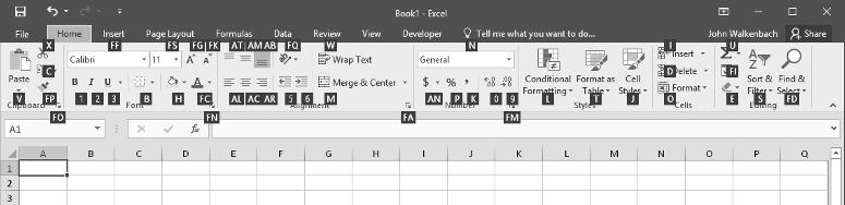 Part I: Getting Started with Excel Check boxes: A check box control turns something on or off. An example is the Gridlines control in the Show group of the View tab.
