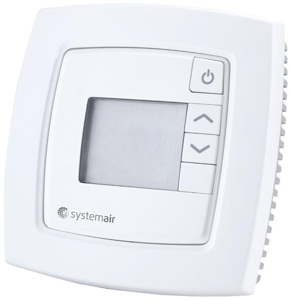 AIAS - Efficient Demand Controlled Ventilation 5 / 9 AIAS Room Controller RC-C3DOC BUILT-IN TEMPERATURE SENSOR Type NTC, linearised, 15 kohm Measuring range Accuracy Display type 0...50 C +/-0.