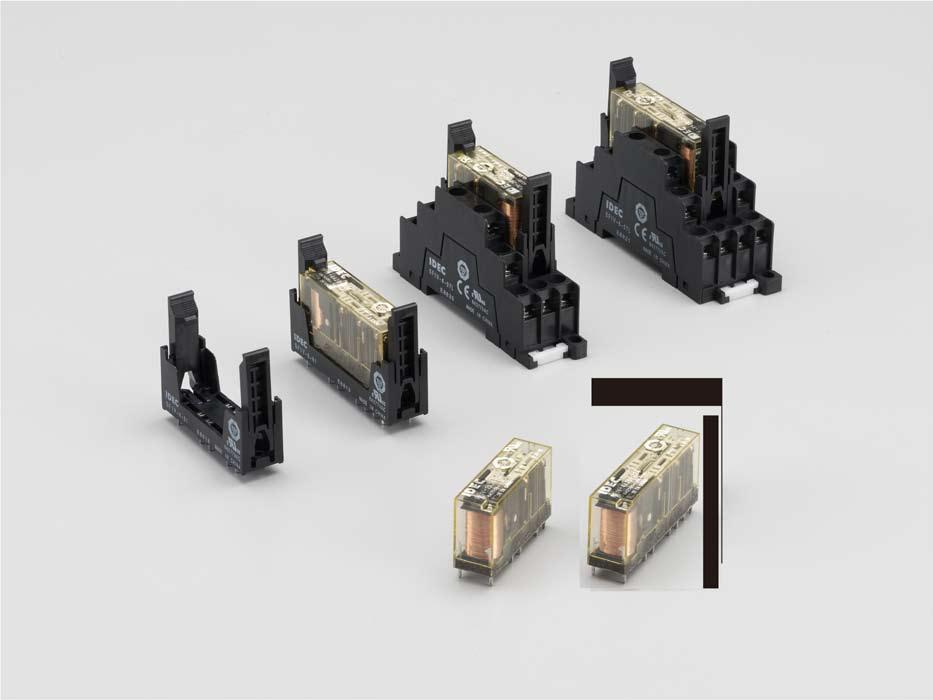 FV Force Guided elays / SFV elay Sockets Compact and EN compliant FV force guided relays.