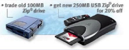 ZIP uređaji Zip pogonski uređaj spada u kategoriju masovne memorije. Proizvela ga je tvrtka Iomega. Sadašnje izvedbe medija su sa disketom od 100MB i 250MB.