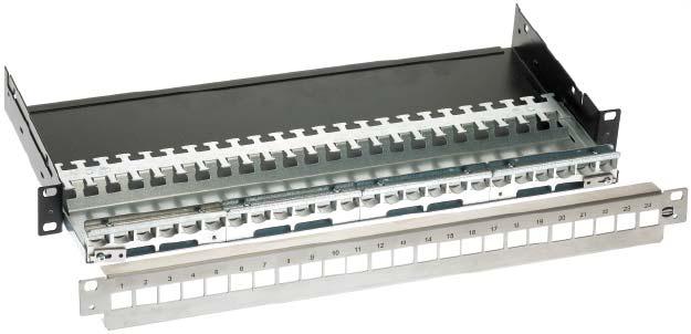 19 racks acc. to IEC / DIN EN 60 297-3-100 (DIN 41 494-1) 482.6 mm (19 ) x 44.