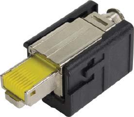 Han 3 A RJ45 IP65 / IP67 connectors Han 3 A RJ45 connector 1 3 2 ing Dimensions in mm M20 cable glands metal: 5 9 mm 19 00 000 5080 5 12 mm 19 00 000 5081 6 12 mm 19 00 000 5082 10 14 mm 19 00 000