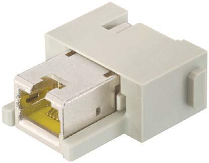 Han RJ45 3 A RJ45 module, Hybrid female IP65 / IP67 connectors Number of contacts 8 50 V 1 A Features Contacts 8 Electrical data acc. to IEC 61 984 1 A 50 V 0.
