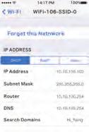 function Change the background Connect to the additional router TP-LINK1 ( Figure-3-1) Network interface ( Figure-3-2) Attn: In this connection mode, to avoid the mobile device automatically connect