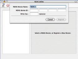 Network Connection STEP 15 Type in the NDAS device name of your choice Enter the ID and