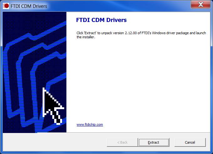 INSTALL THE USB to RS485 DRIVER: From the installation package, double click the icon for