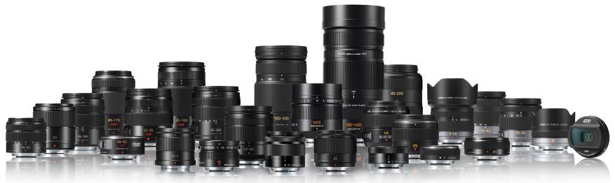 SAVE up to $100 On Lumix Lenses LUMIX LENSES Lumix 20mm f1.7 lens (H-H020A/K/S) ** Compact, lightweight, pancake style lens for active shooting. Lumix 25mm f1.