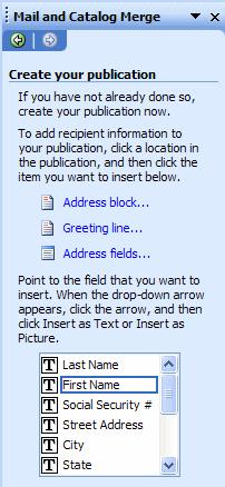 If you are using Microsoft Outlook, as a part of your Personal Information Manager, and have entered addresses in the Address Book, you can also obtain your addresses from this source.