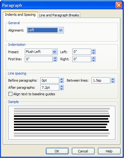 Once you have the fields highlighted, Line Spacing in Publisher 2003 is found in the Menu Bar. Click-on Format in the Menu Bar and then click on Paragraph.