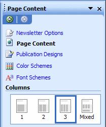 If you click-on the arrow, you will see that you can apply column changes to all Pages, or just on the Page you ve selected.