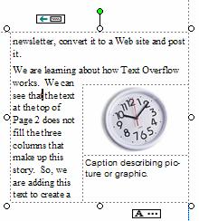 Move to the end of the story, in Microsoft Word and type-in the following: When the drop down menu appears move down to Change Text, and when the Change Text drop down menu appears, move down to: