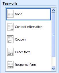 Several things will occur when you click-on Include. Notice, at the bottom left of the screen that there are symbols that indicate that there are now a front and back to the flyer.