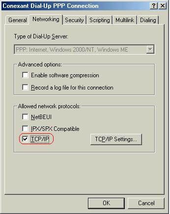 Step 4: Use the TCP/IP Settings window to modify the IP address, Name Server address and/or