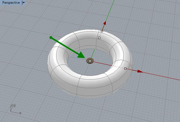 surface in the plane. Similarly, if we double click on the circle, you can pick a point.