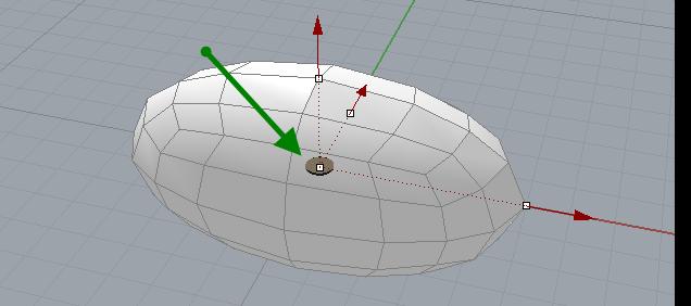 (Left: Quad Ellipsoid Unchecked Right: Quad Ellipsoid Checked) Smooth option allows to preview the Ellipsoid in smooth mode.