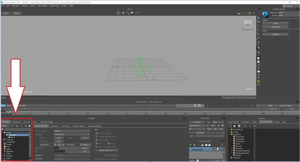 Once the object is imported in MotionBuilder, you need to