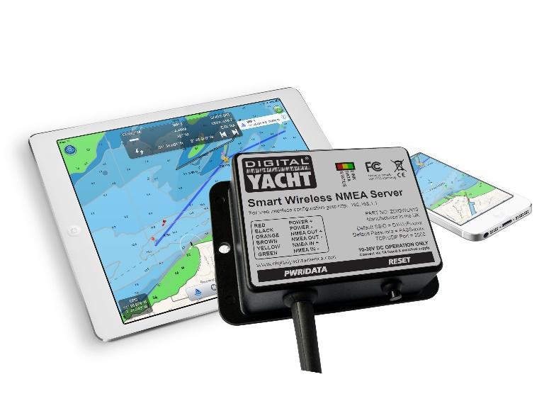 The WLN10 creates a secure, password protected wifi network on board to footprint the boat with data.
