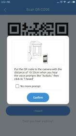 camera Click Add Camera Tap QR code symbol Click Scan the QR code to add