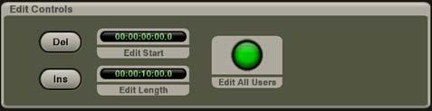Mix Offset The mix Offset inserts or deletes blocks of time from the timecode to alter the start time for the mix.