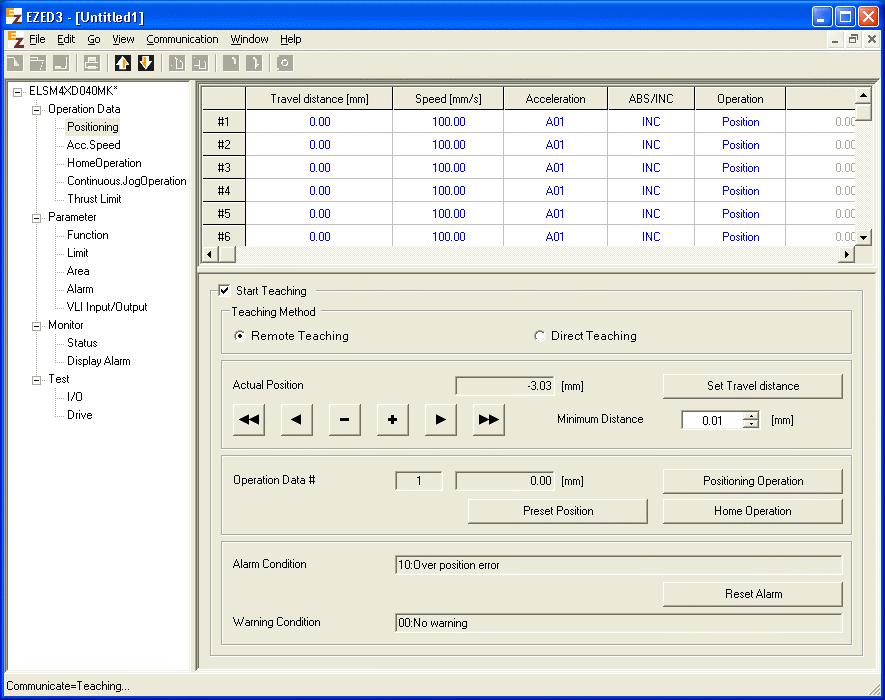 5 Editing data 5.3 Editing data in the data edit window Note Changing the data in the EZED3 does not change the data in the applicable product.
