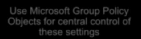 control of these settings Microsoft Internet Explorer 2011