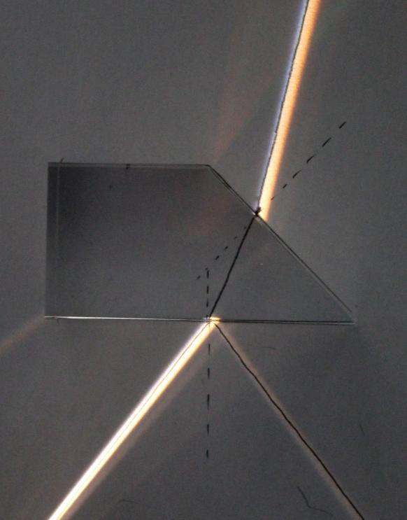 EXPERIMENT Ray Tracing To trace a ray: 1) Turn on the Pasco light source and select either one slit or multiple slits, depending on the measurement you are making.