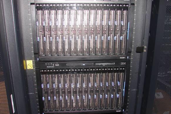 Resources: Processing power (CMS specific) New cluster recently installed (purchased with FPA budget) 2 IBM Blade Center E 14 servers/bladecenter 4 power supply/bladecenter 2