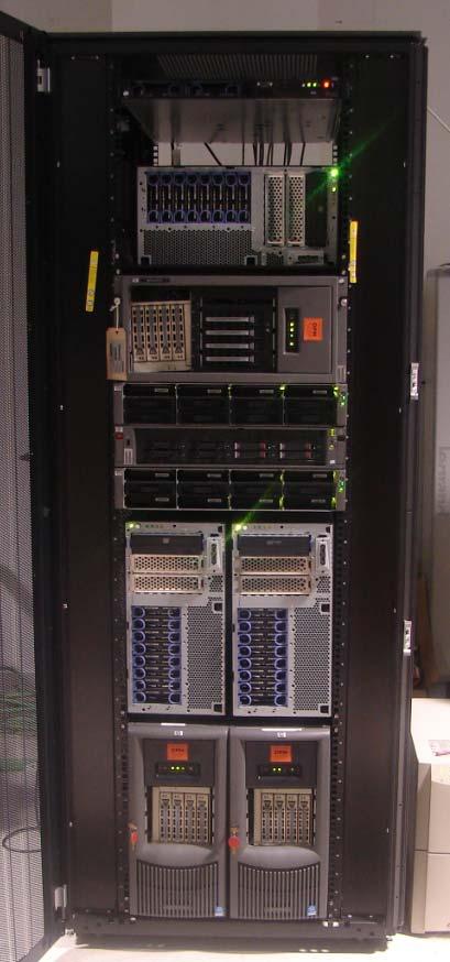 Resources: Storage DPM (Disk Pool Manager) 1 server : Mysql DB 3 disk servers: HP Proliant 370 (8 sata disks) 3 disk servers: IBM