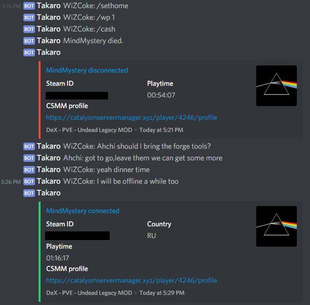 Make sure you have the bot in your Discord guild. Admins can configure certain prefixes to be blocked from chat bridge. This is useful to reduce clutter.